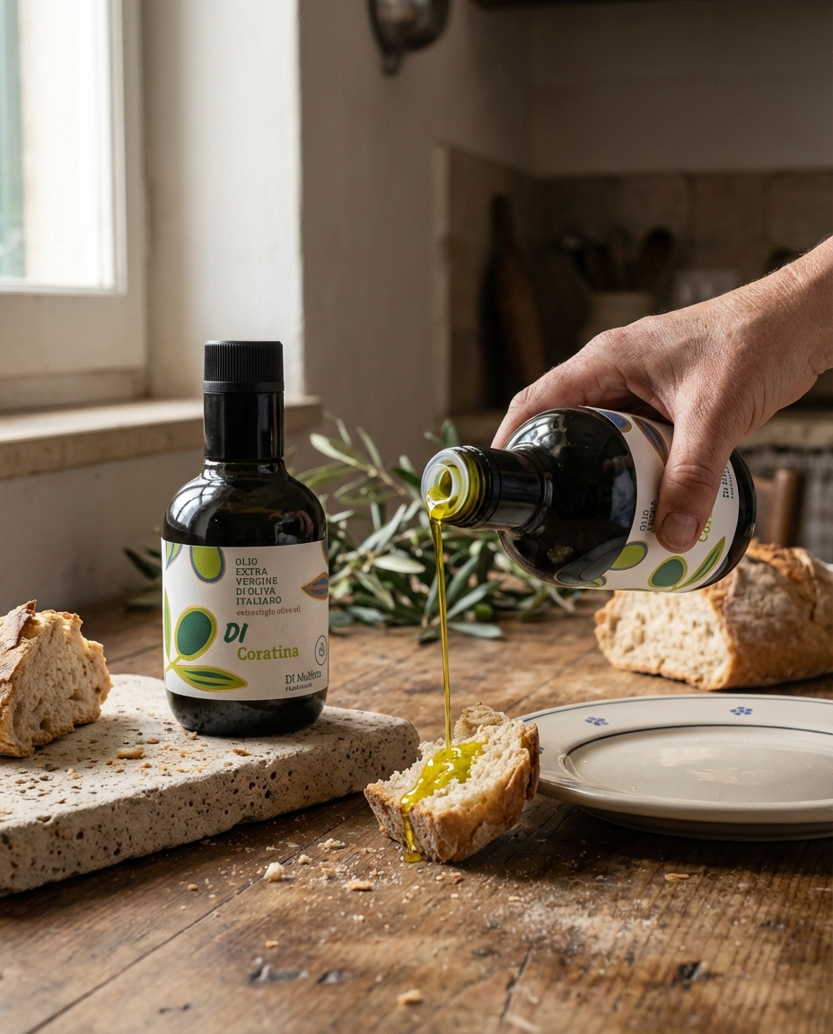 Di Molfetta Frantoiani — Linea Coratina — pane e olio