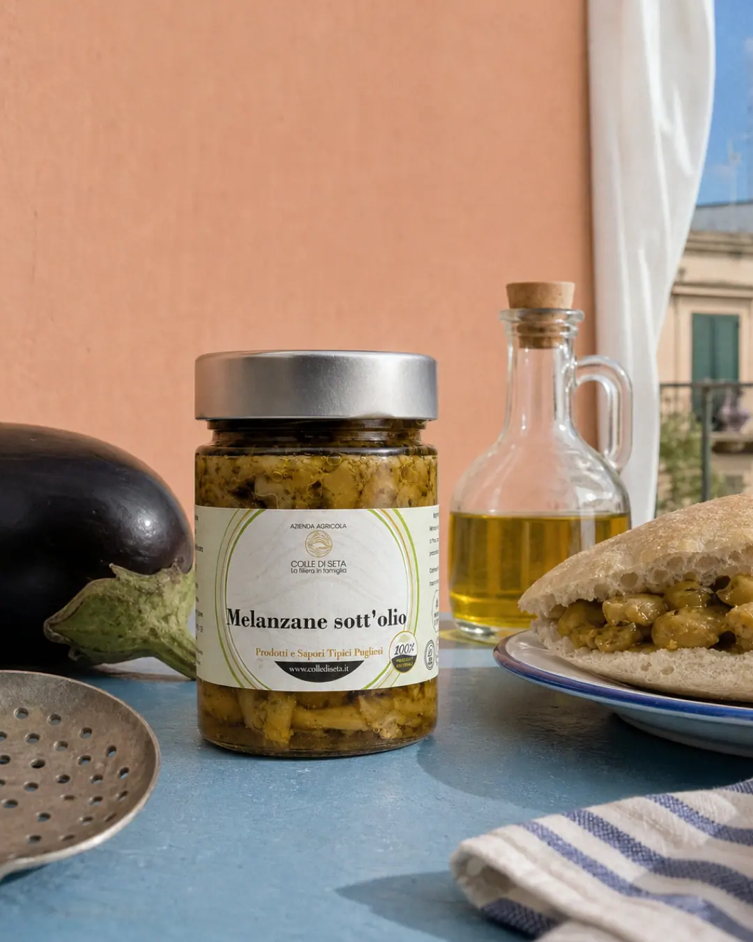 Colle di Seta — Melanzane sottolio — luce naturale