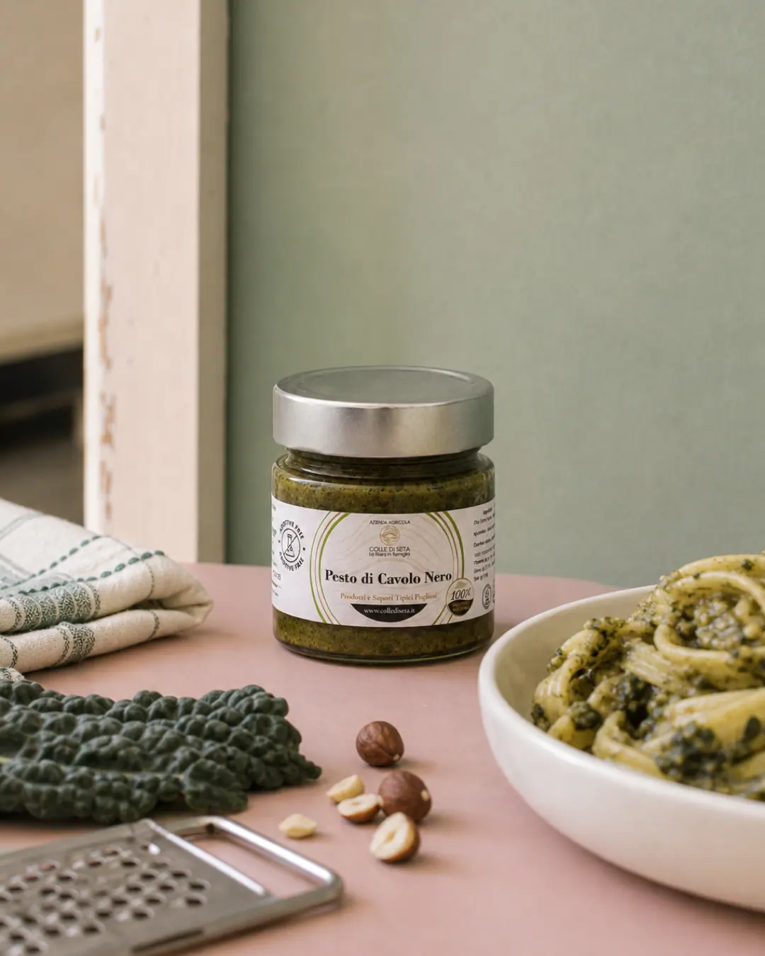 Colle di Seta — Pesto cavolo nero — luce naturale