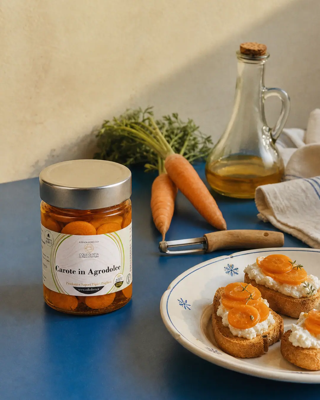 Colle di Seta — Carote agrodolce — luce naturale