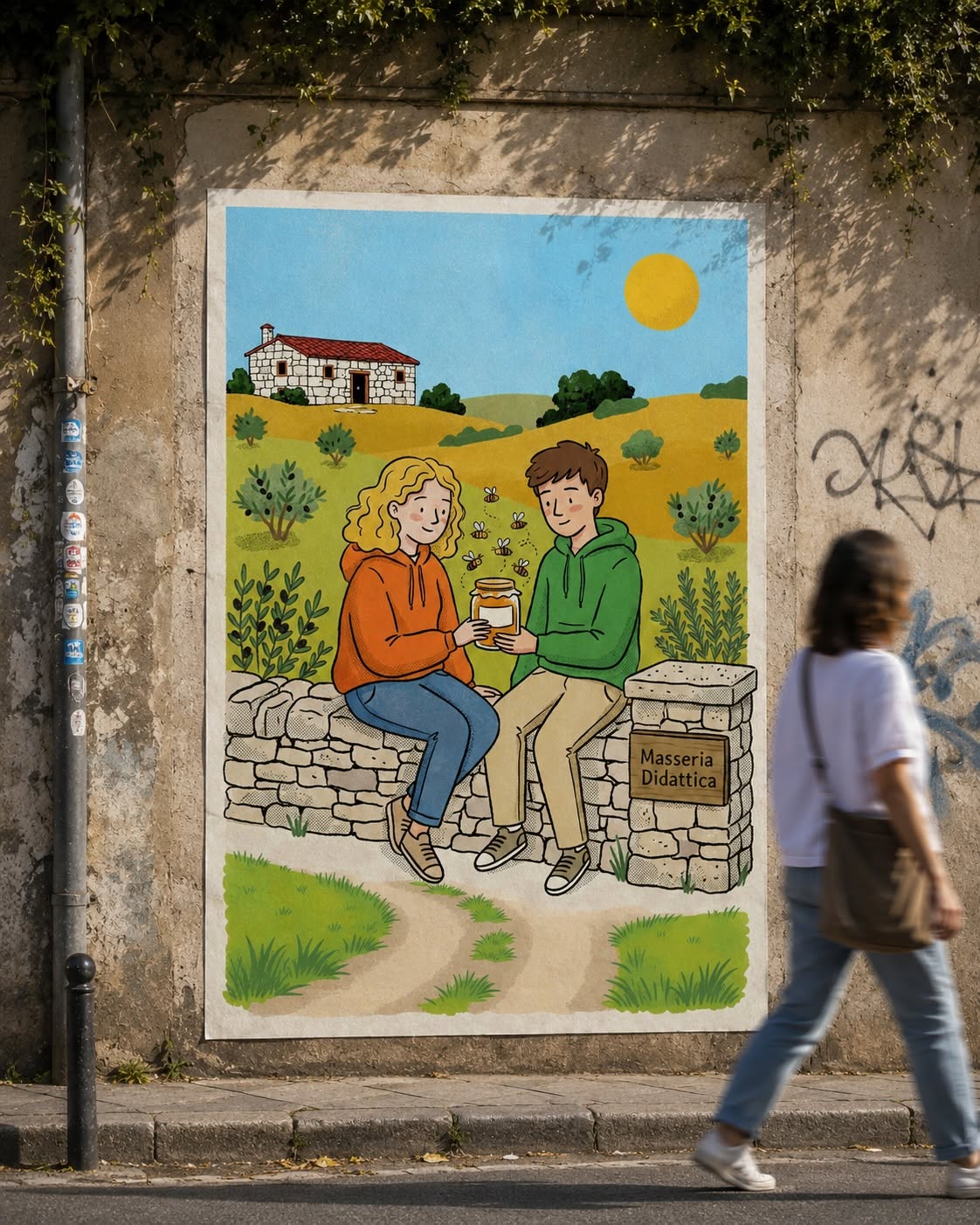 Illustrazione campagna Festa dell'Europa — Masseria Didattica