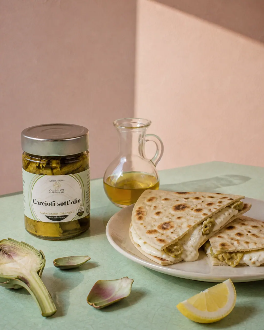 Colle di Seta — Carciofi sottolio — luce naturale