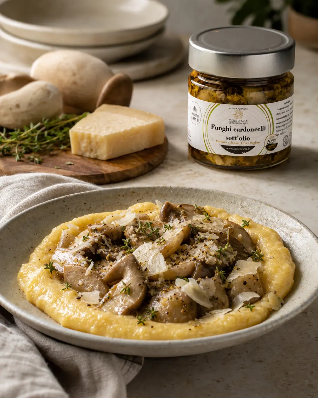 Colle di Seta — Funghi cardoncelli — food blogger