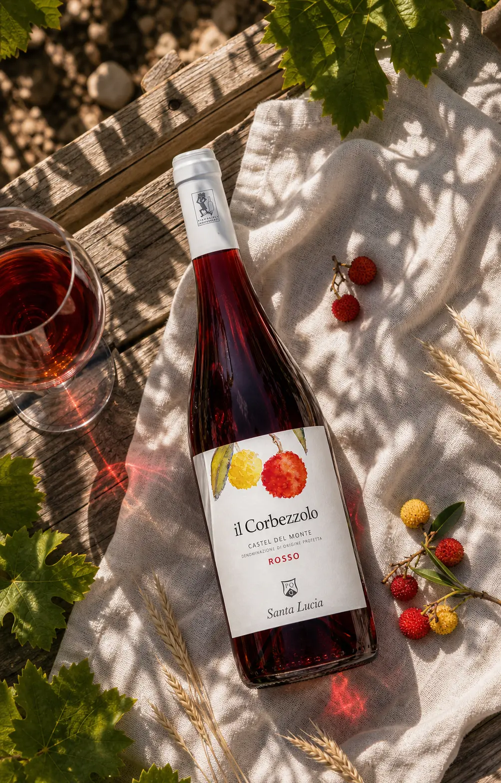 Azienda Agricola Santa Lucia — il Corbezzolo — tavola estiva con corbezzoli e spighe