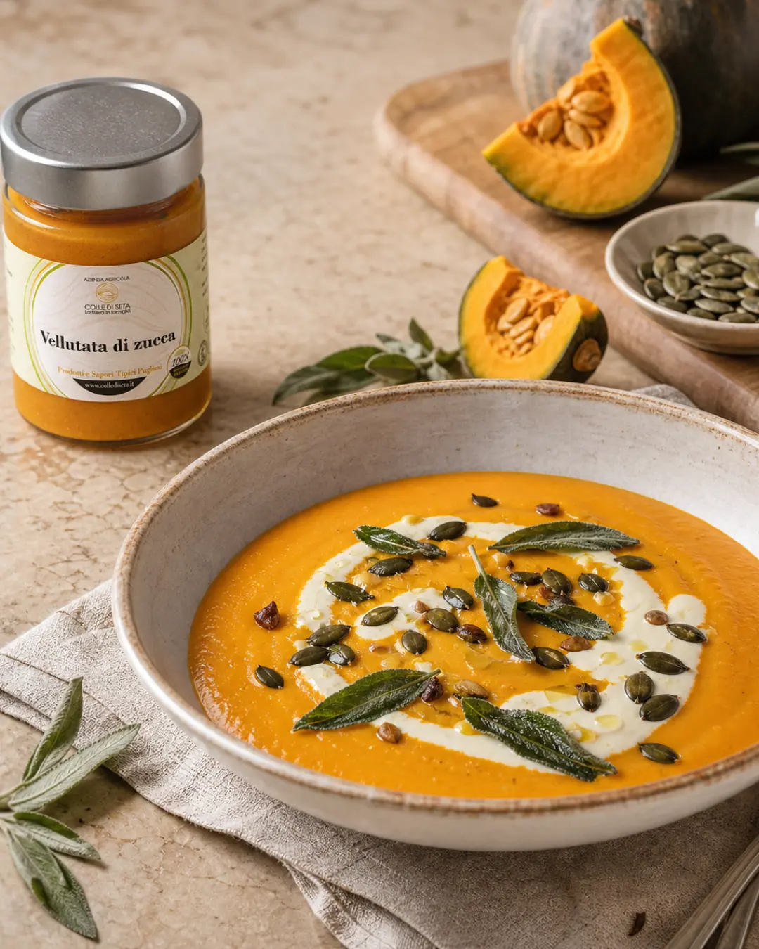 Colle di Seta — Vellutata zucca — food blogger
