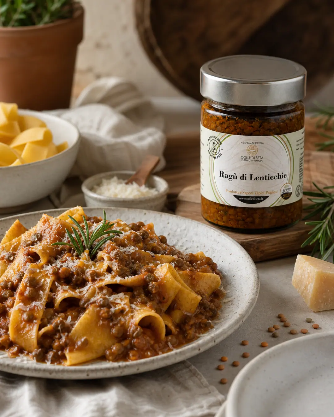 Colle di Seta — Ragu lenticchie — food blogger