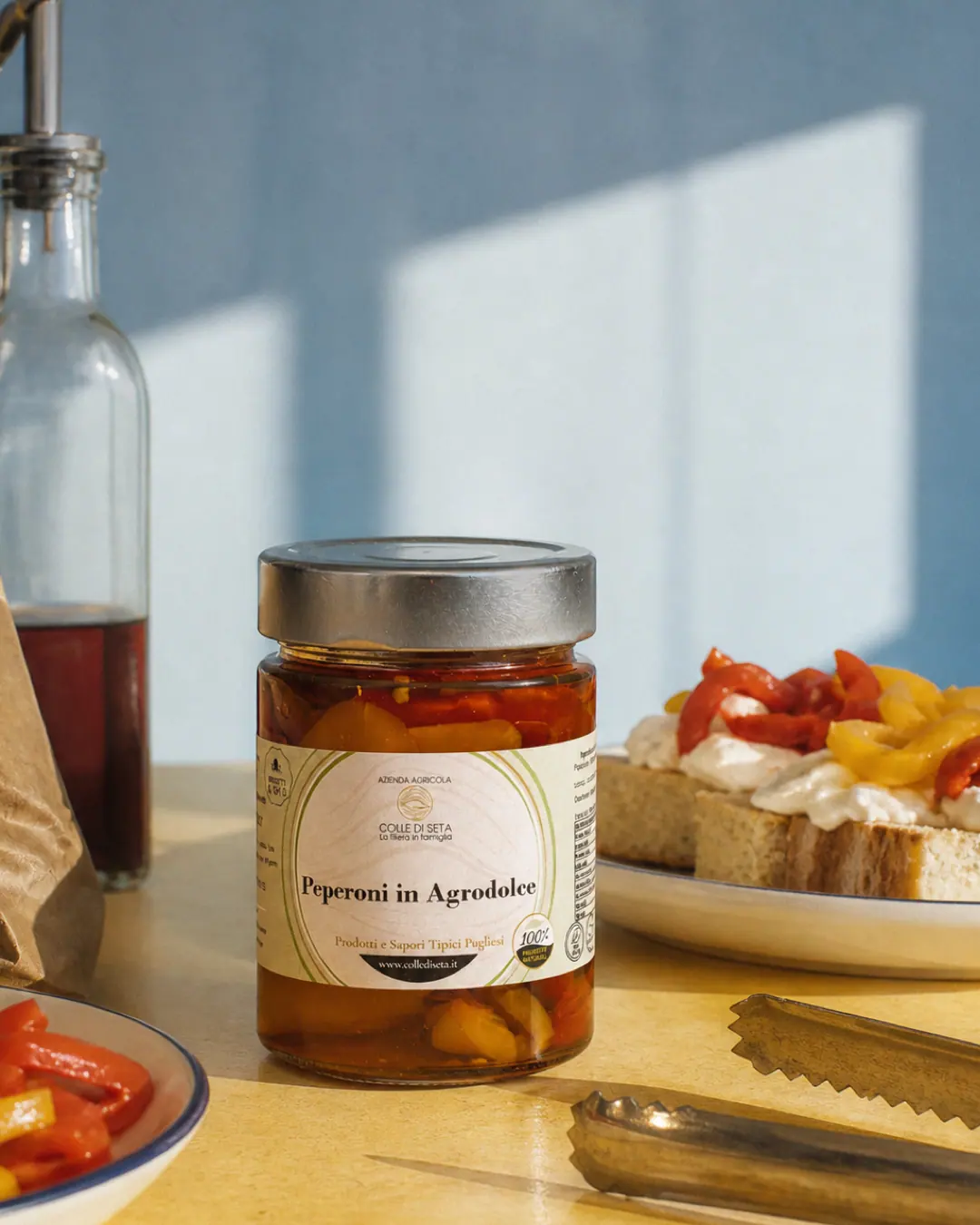 Colle di Seta — Peperoni agrodolce — luce naturale