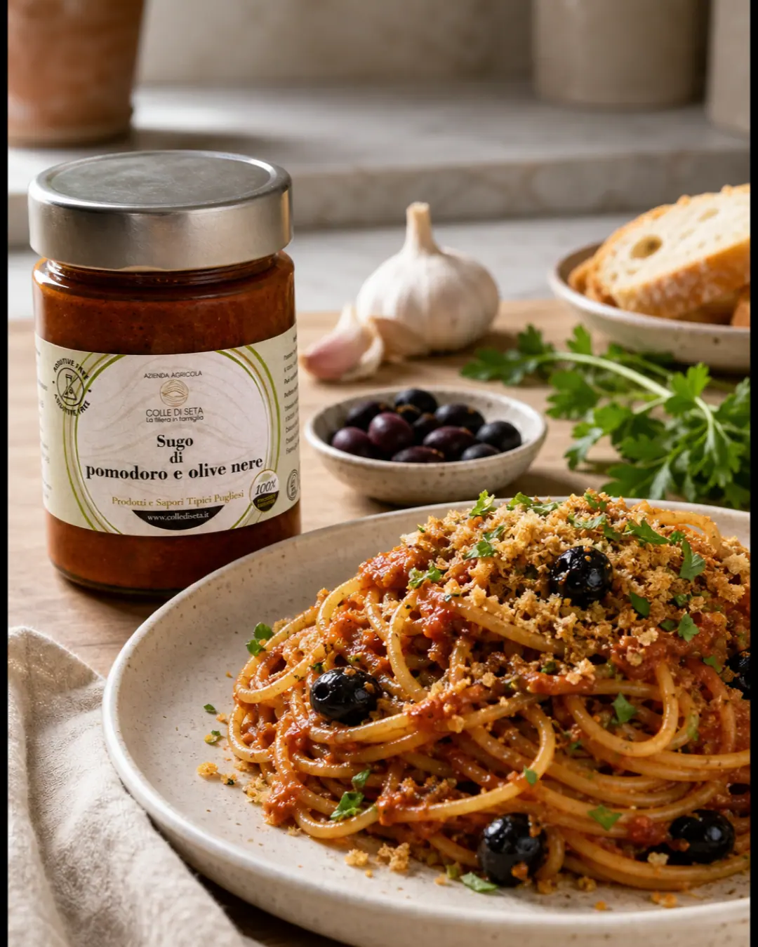 Colle di Seta — Sugo pomodoro olive nere — food blogger