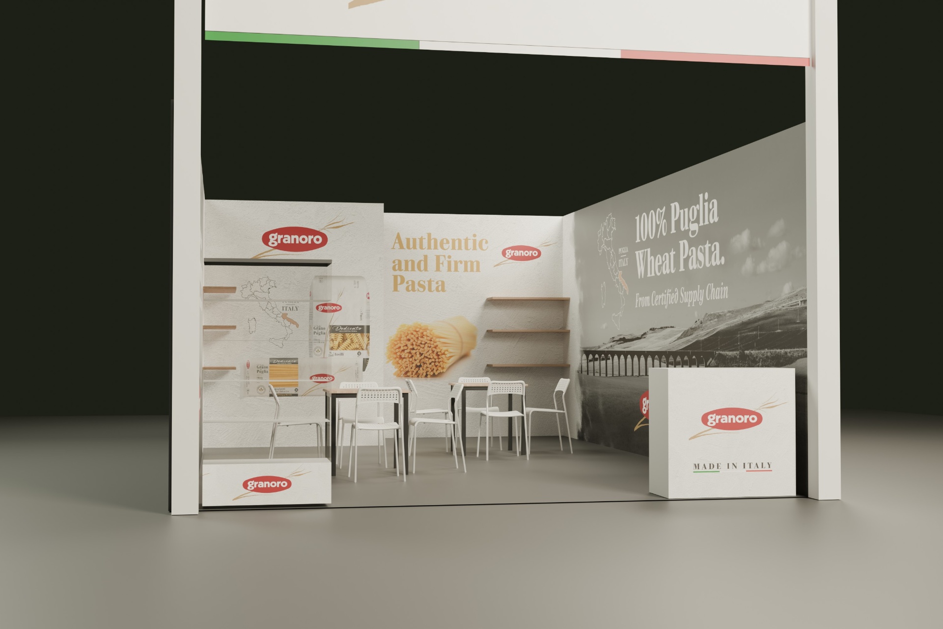 Stand Granoro ad Anuga Colonia 2025 - Panoramica generale
