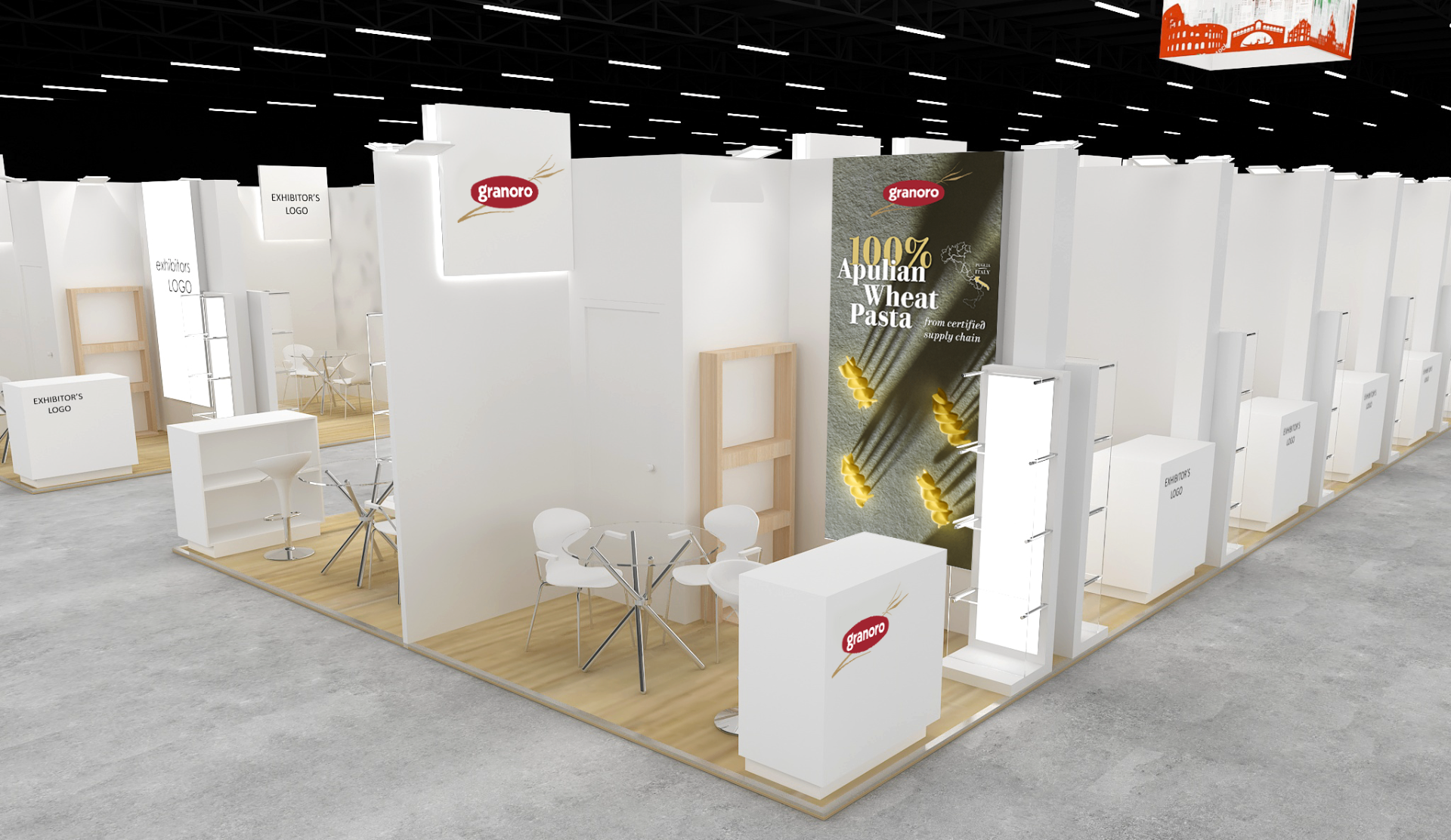 Stand Granoro al Food Expo Greece 2026 - Vista generale del padiglione