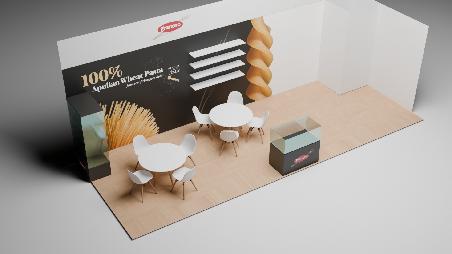 Stand Granoro a Gulfood Dubai 2026 - Vista dall'alto